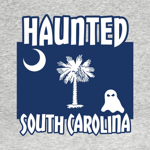 Haunted South Carolina Flag by Dead Is Not The End